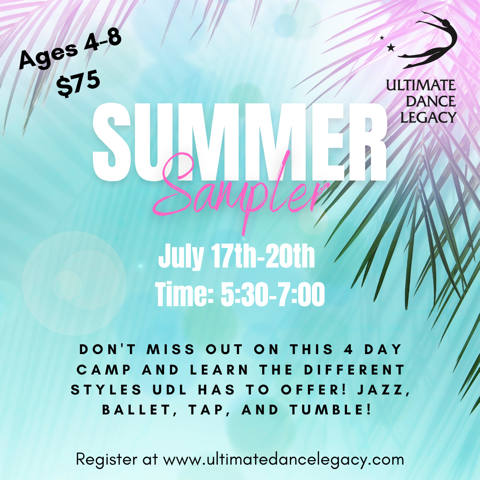 Summer Sampler Camp - July 2023
